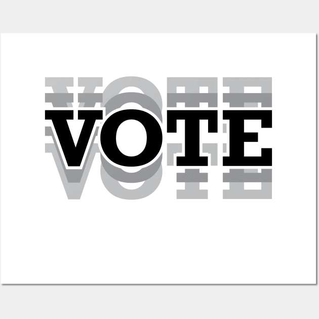 Vote Wall Art by KC Happy Shop